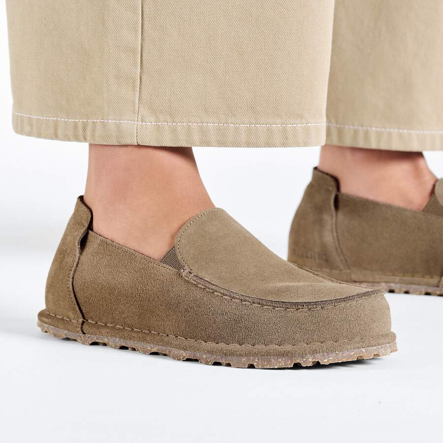 Utti Slip On Suede Leather - Gray Taupe