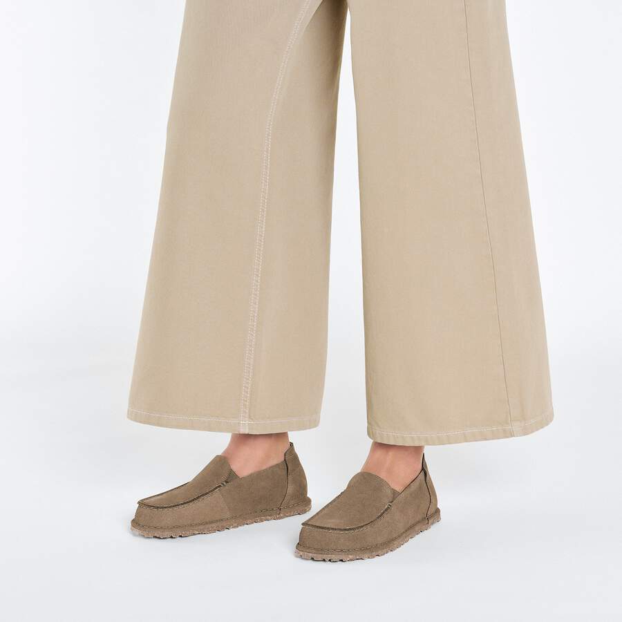 Utti Slip On Suede Leather - Gray Taupe