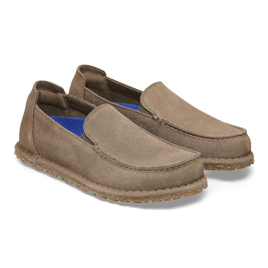 Utti Slip On Suede Leather - Gray Taupe