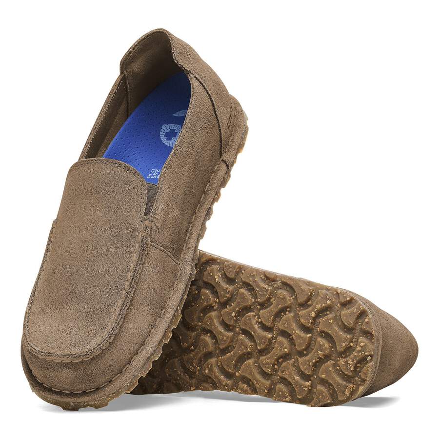 Utti Slip On Suede Leather - Gray Taupe