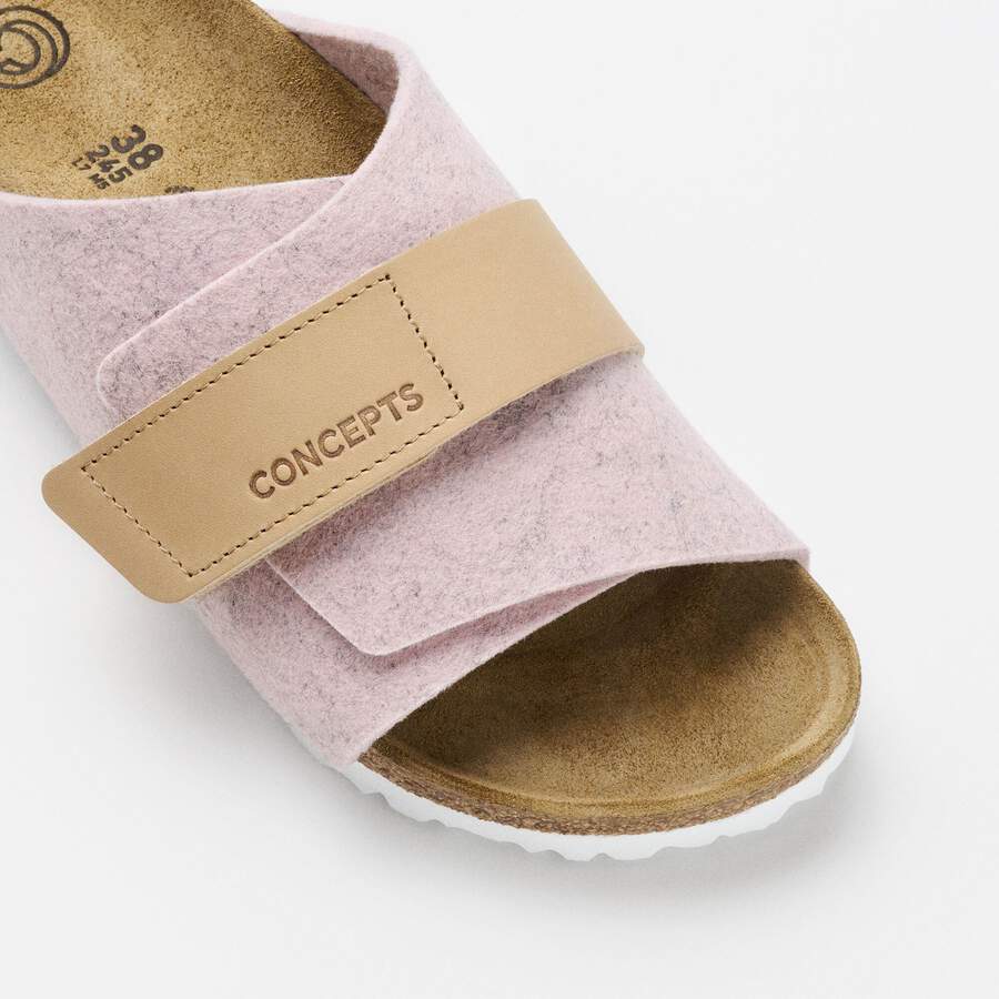 Kyoto Leather/Textile/Felt - Soft Pink
