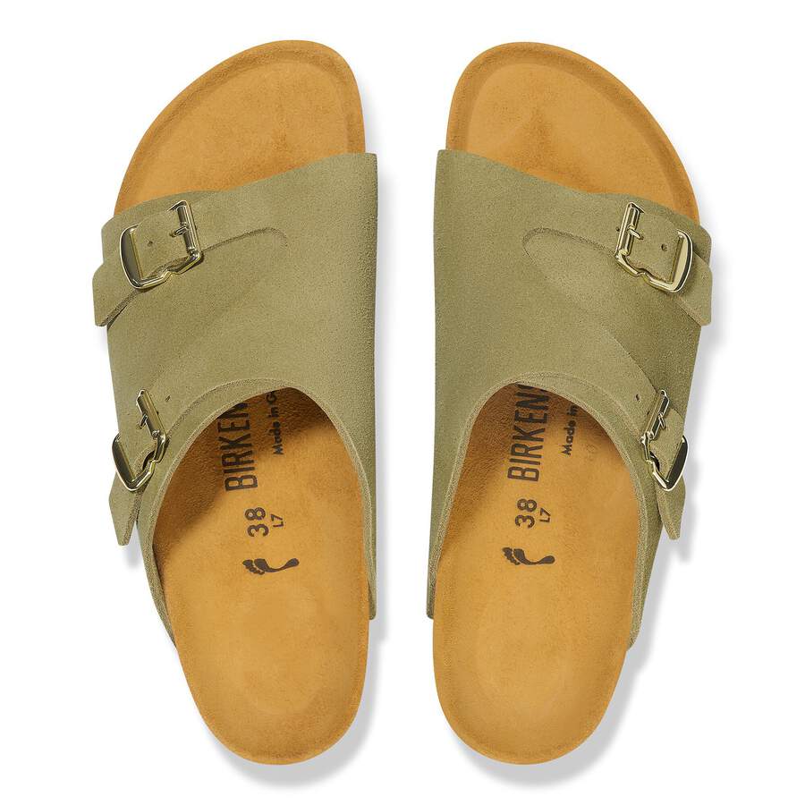 Zürich 1964 Suede Leather - Light Green