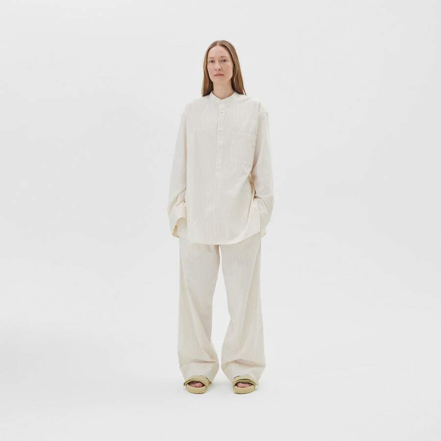 Tekla Pants - Wheat Stripes