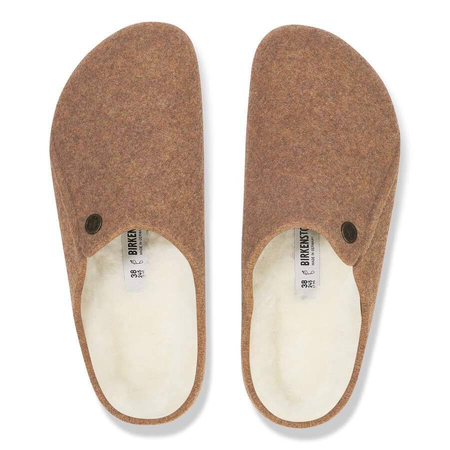 Zermatt Shearling Felt - Toffee Melange