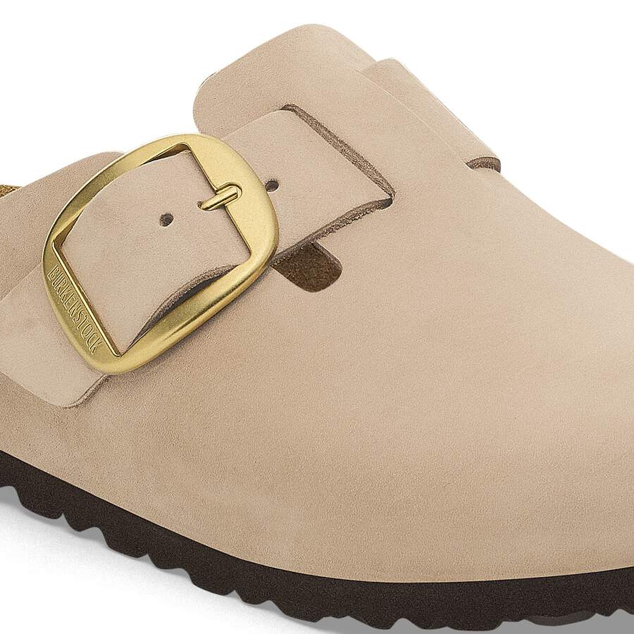 Boston Big Buckle Nubuck Leather - Sandcastle