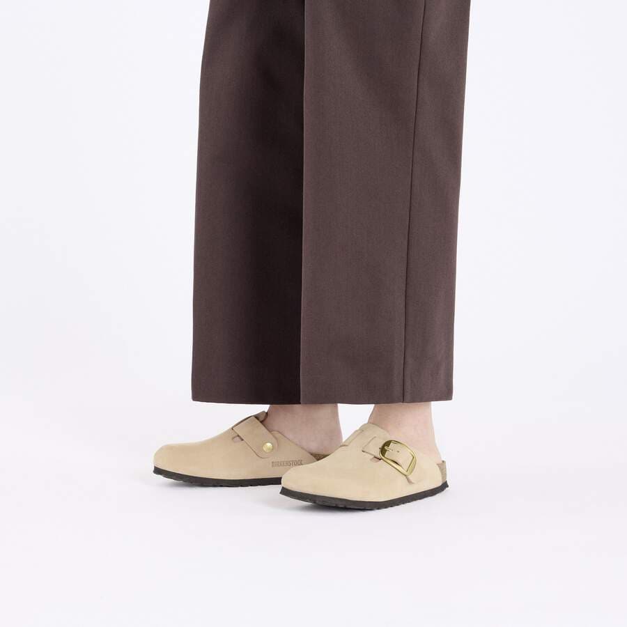 Boston Big Buckle Nubuck Leather - Sandcastle