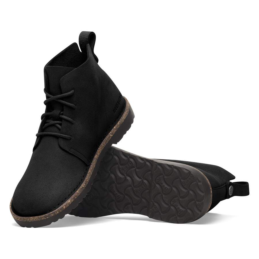 Uppsala Mid Suede Leather - Black