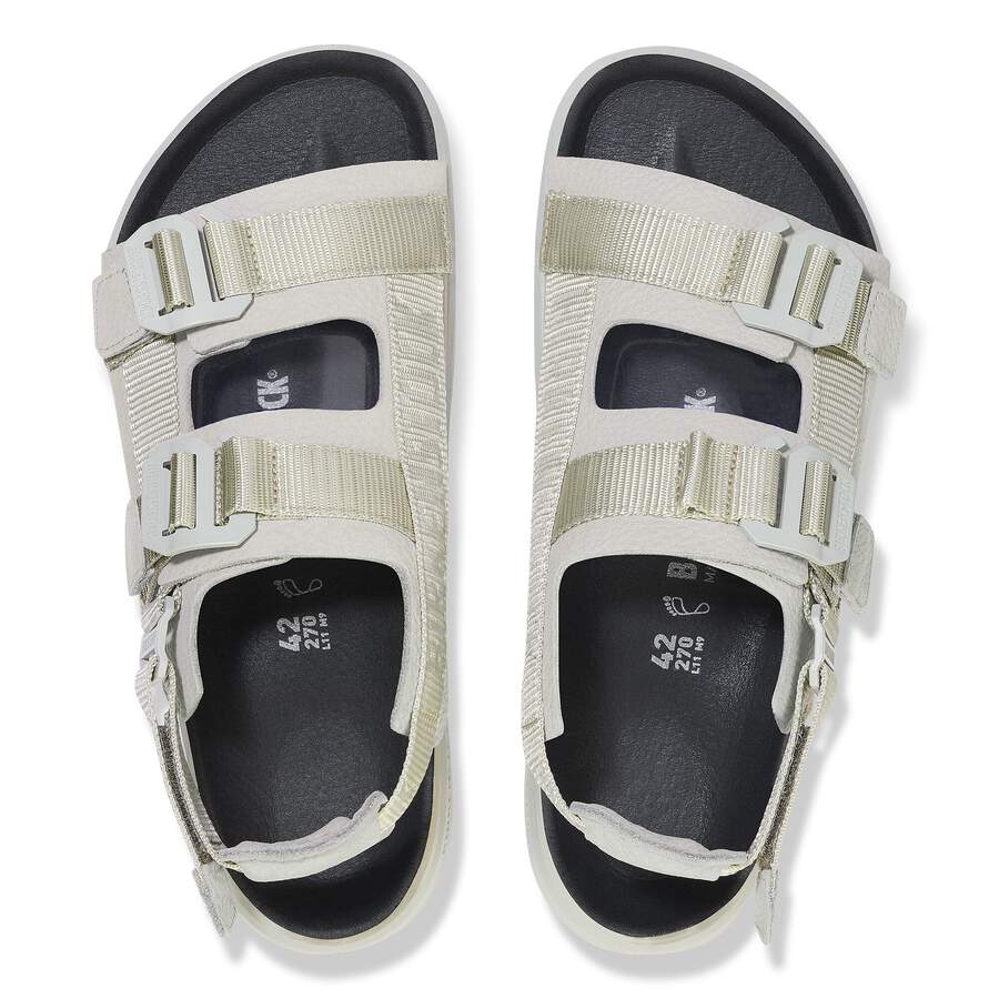 Shinjuku Natural Leather/Textile - Mineral Gray