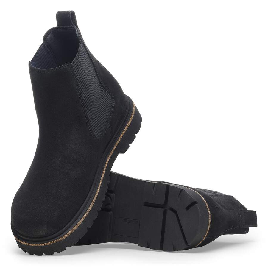Highwood Slip On Women Suede Leather - Black
