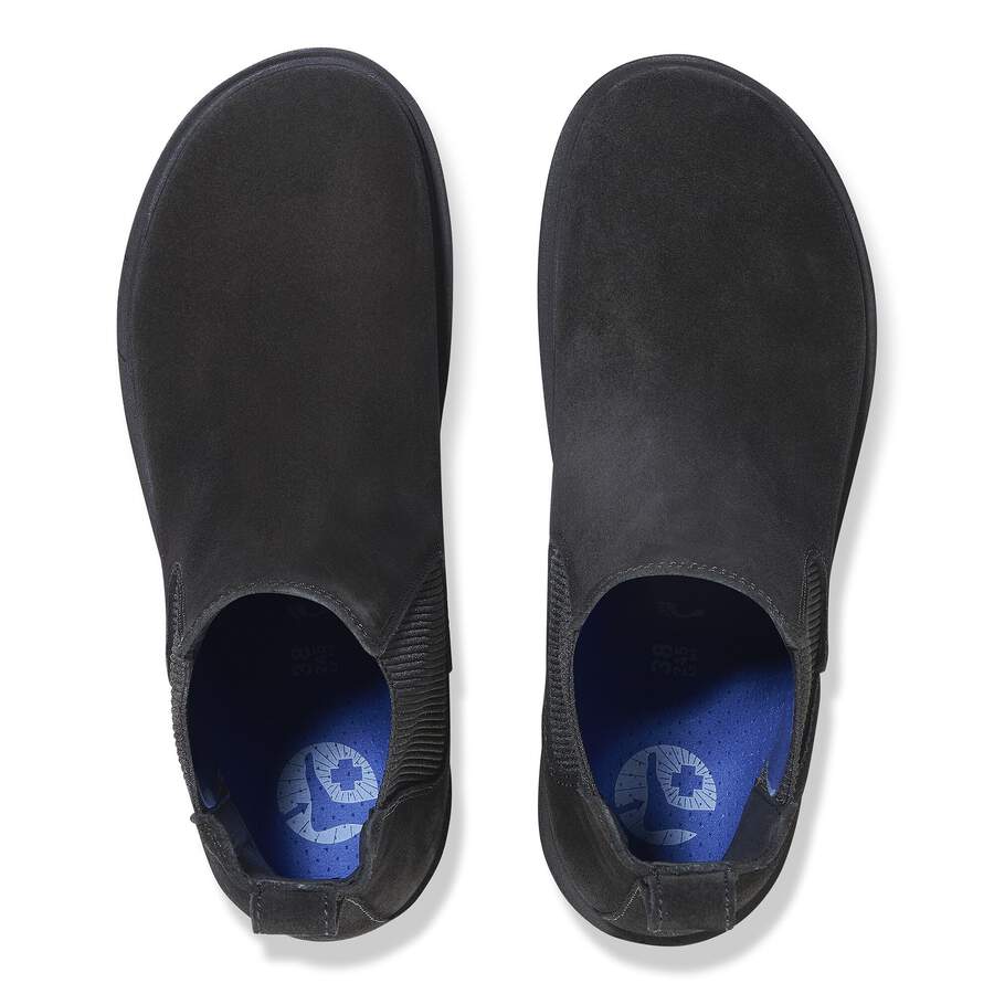 Highwood Slip On Women Suede Leather - Black