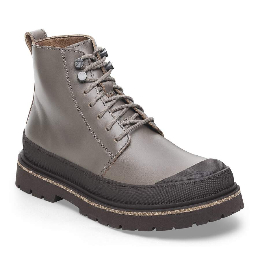 Prescott Women Waxy Leather - Concrete Gray