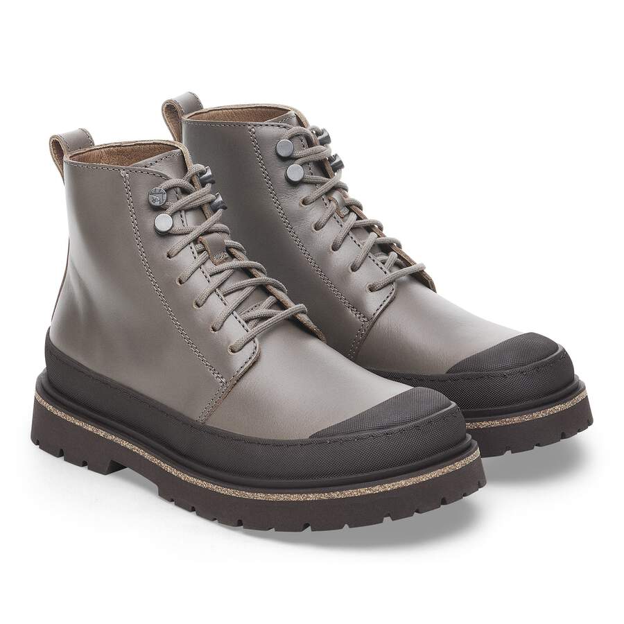 Prescott Women Waxy Leather - Concrete Gray