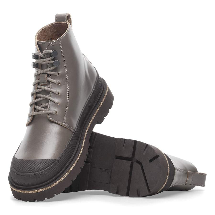 Prescott Women Waxy Leather - Concrete Gray