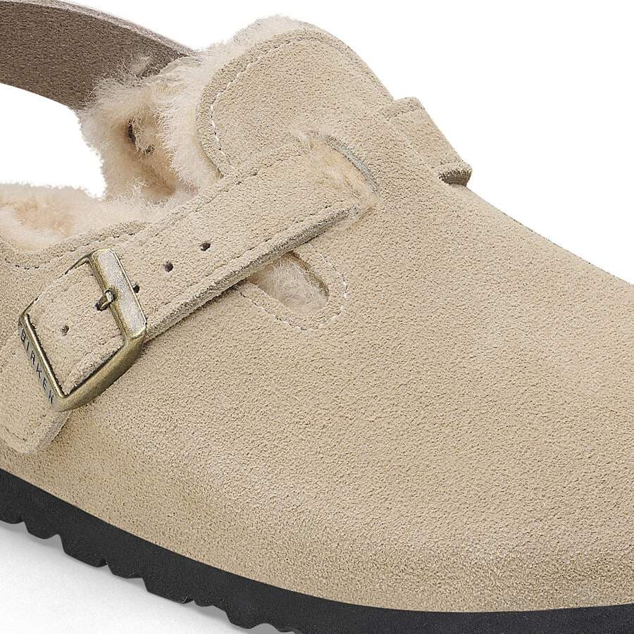 Tokio Shearling Suede Leather - Taupe