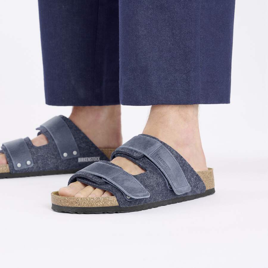 Uji Leather/Textile/Felt - Midnight Blue