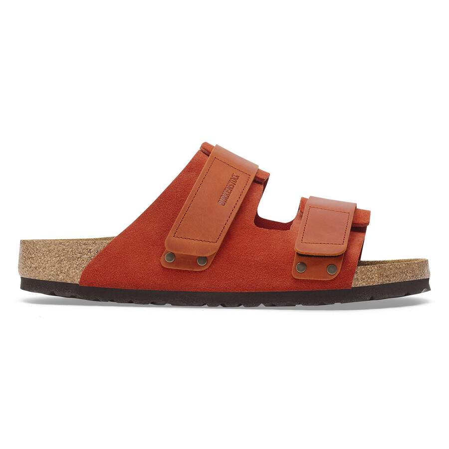 Uji Nubuck Leather/Suede - Rust Brown