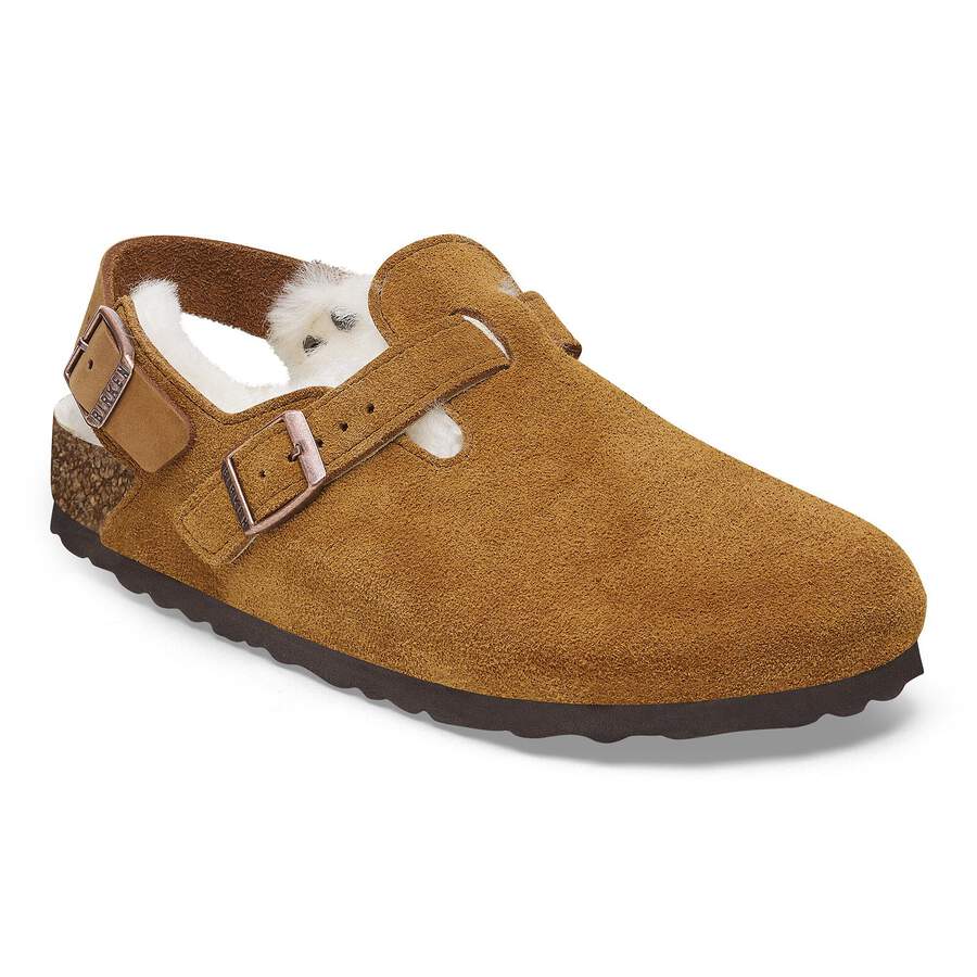 Tokio Shearling Suede Leather - Mink