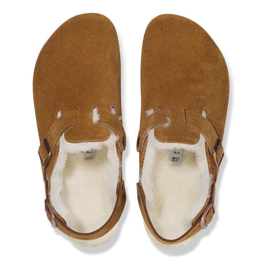Tokio Shearling Suede Leather - Mink
