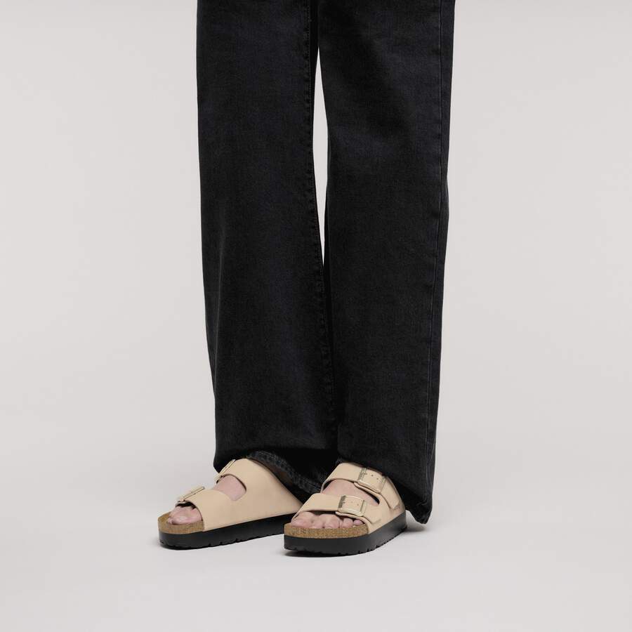 Arizona PAP Flex Platform Nubuck Leather - Sandcastle