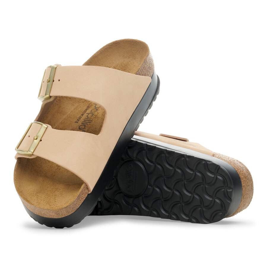 Arizona PAP Flex Platform Nubuck Leather - Sandcastle