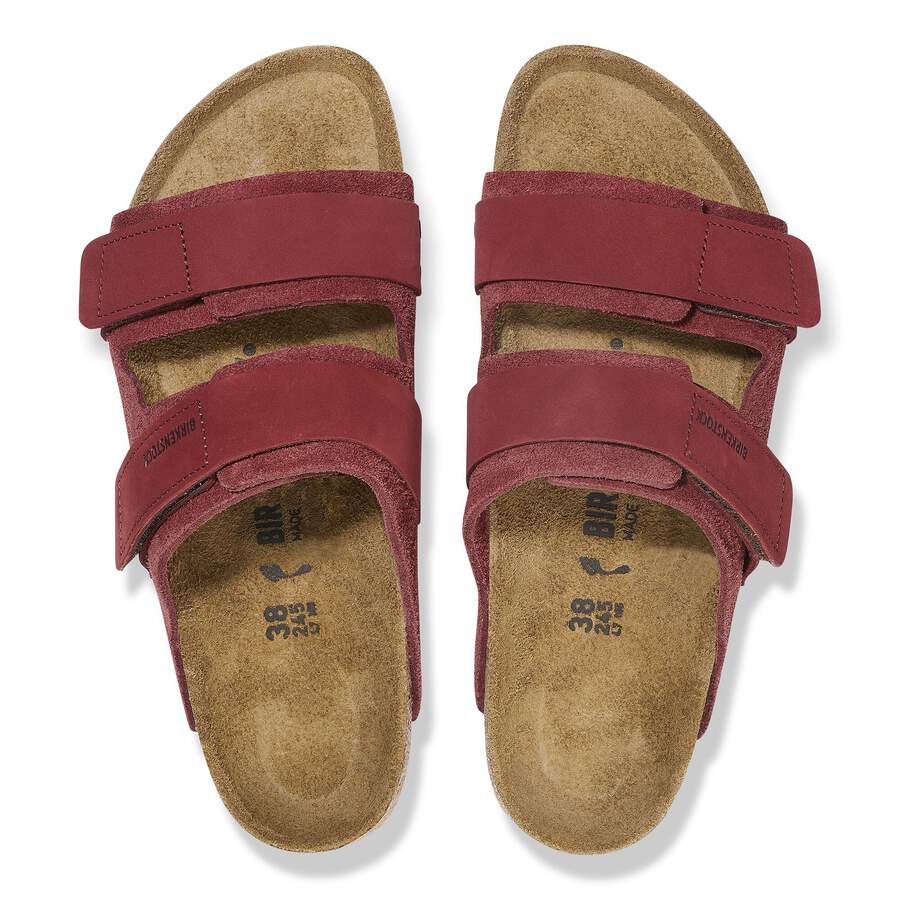 Uji Nubuck Leather/Suede - Zinfandel