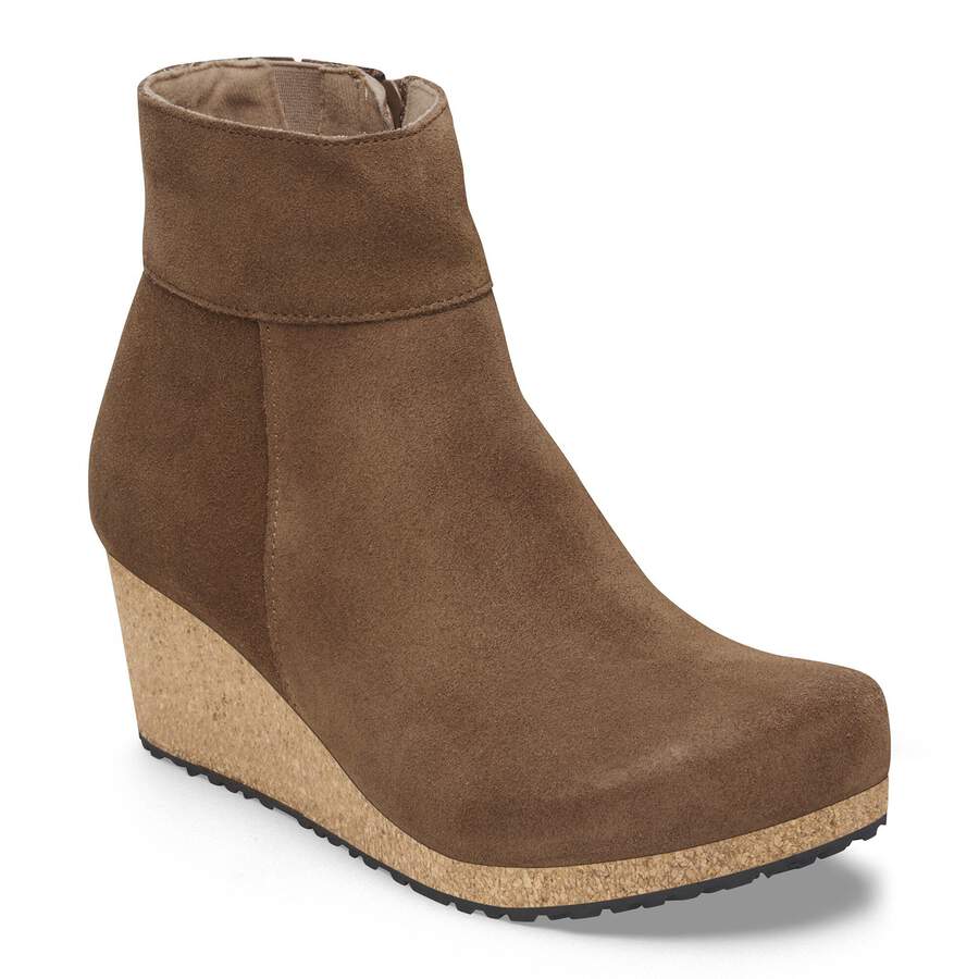 Ebba Suede Leather - Dark Tea