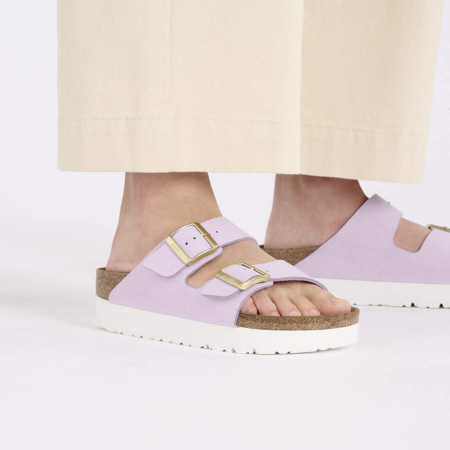 Arizona PAP Flex Platform Birko-Flor Nubuck - Crocus