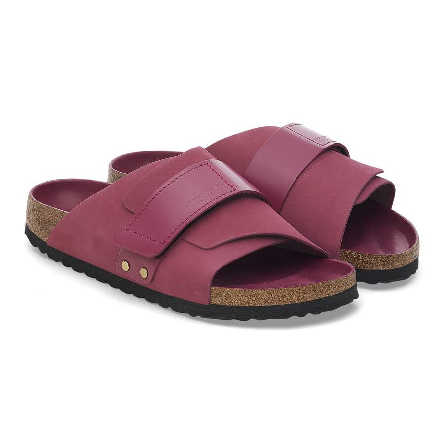Kyoto Nubuck Leather - Berry Crush