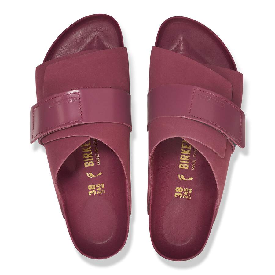 Kyoto Nubuck Leather - Berry Crush