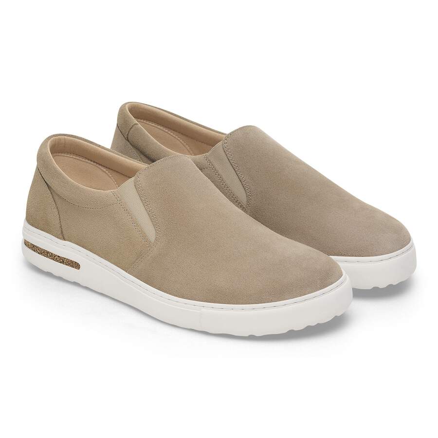 Oswego Suede Leather - Taupe