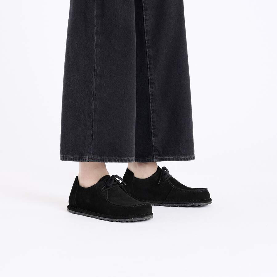 Utti Lace Suede Leather - Black
