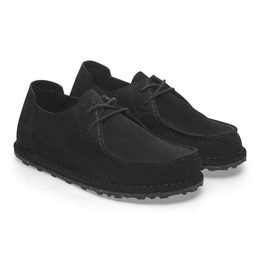 Utti Lace Suede Leather - Black