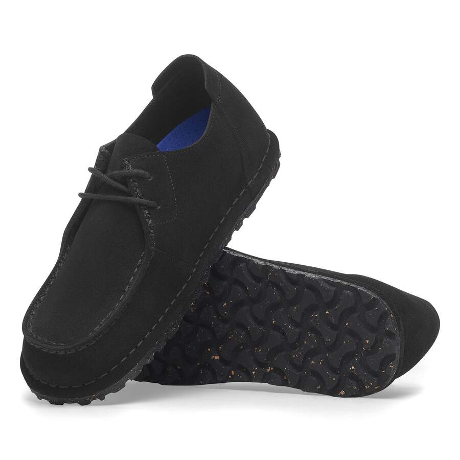 Utti Lace Suede Leather - Black