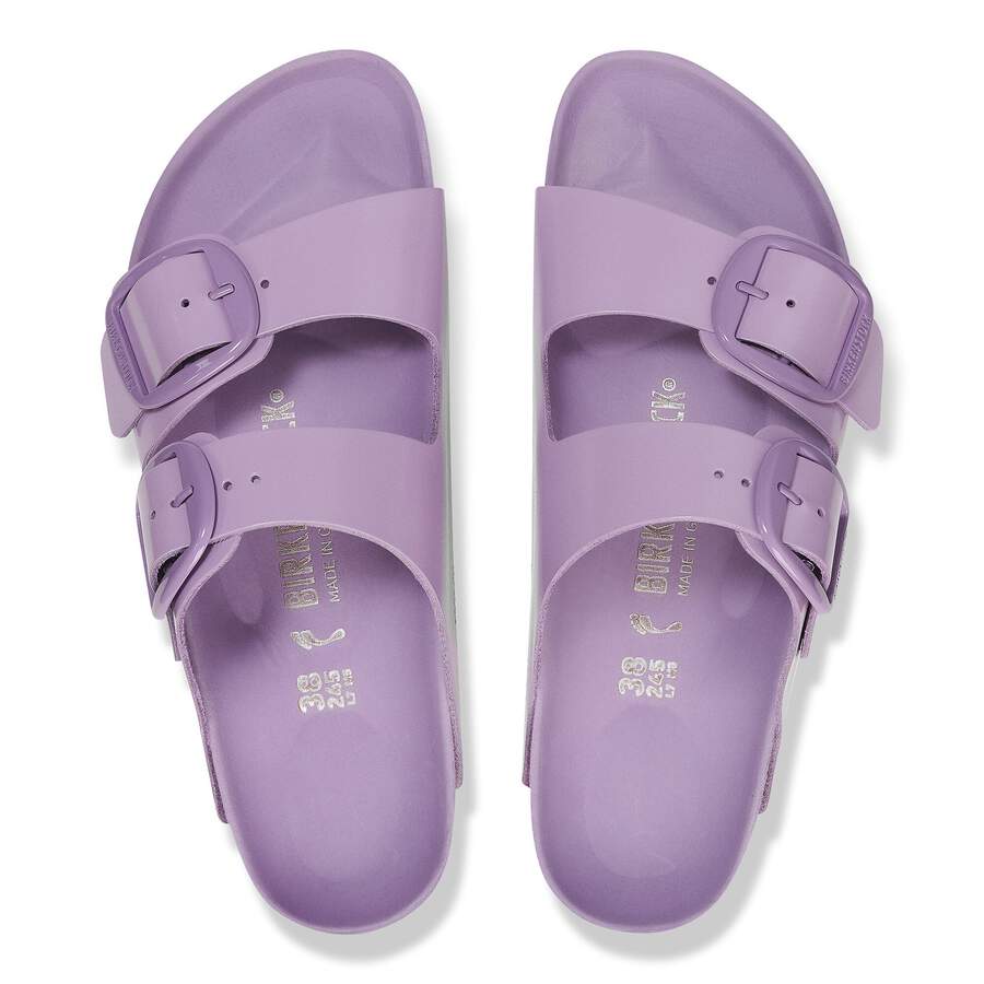 Arizona Big Buckle Natural Leather Patent - High-Shine Crocus Tonal Buckle