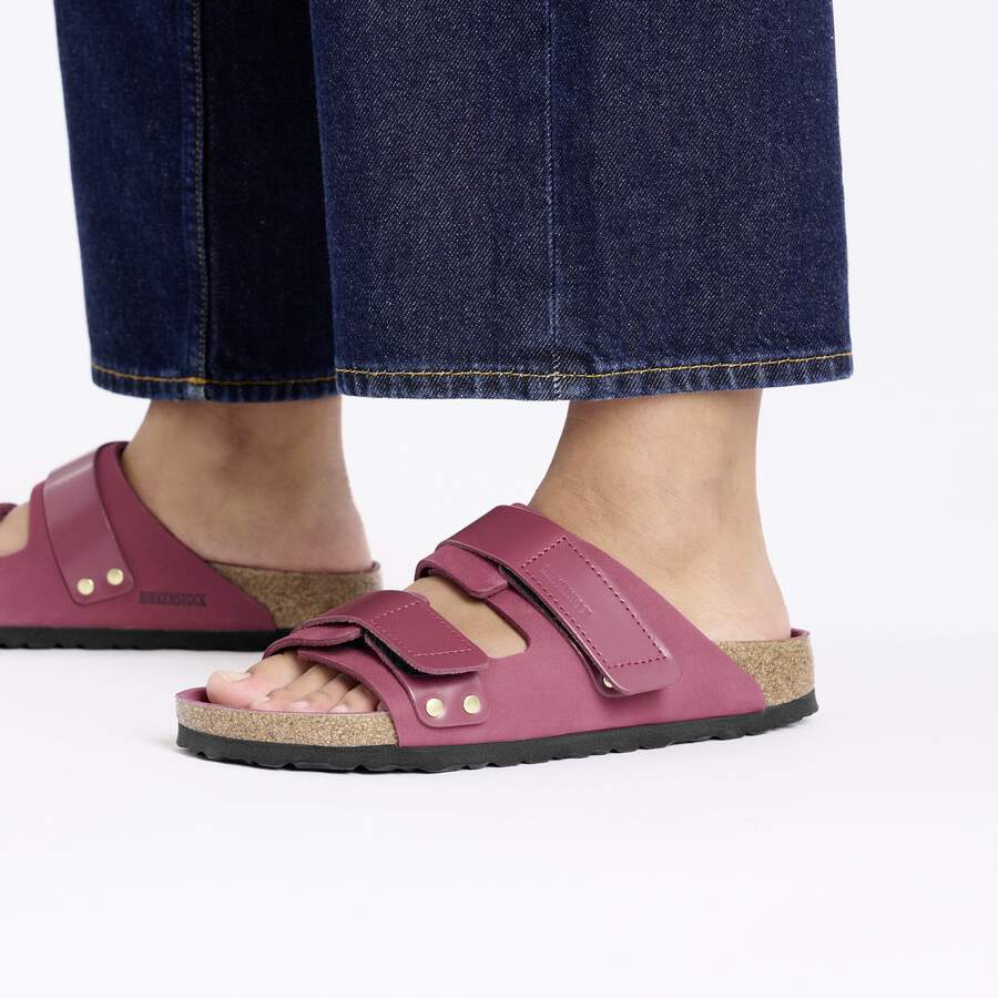 Uji Nubuck Leather - Berry Crush