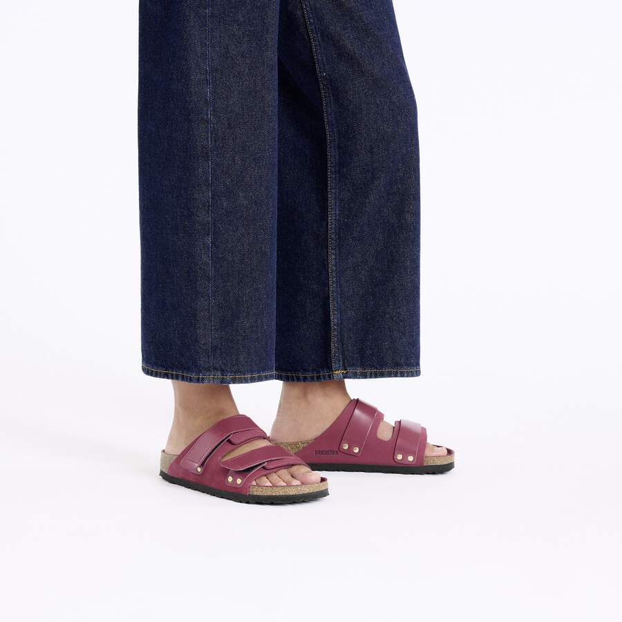 Uji Nubuck Leather - Berry Crush