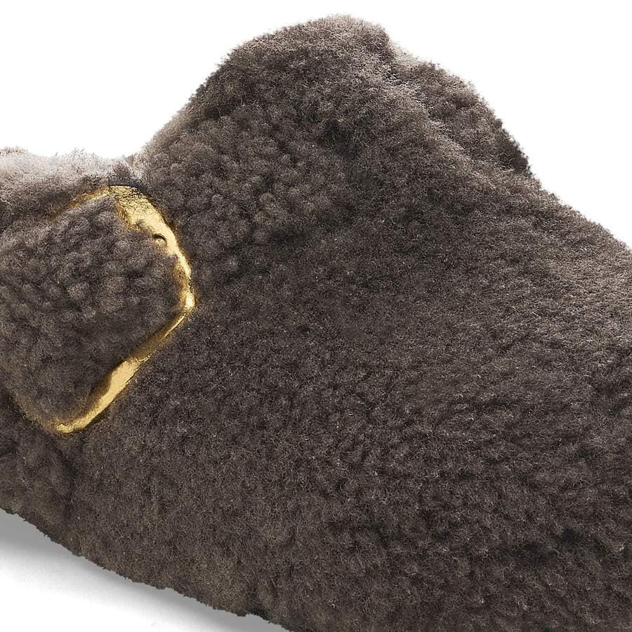 Boston Big Buckle Fur - Concrete Gray