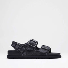 1774 Milano Denim Leather-Cotton - Dark Wash Denim