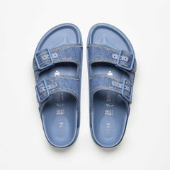 1774 Arizona Denim Leather-Cotton - Faded Denim