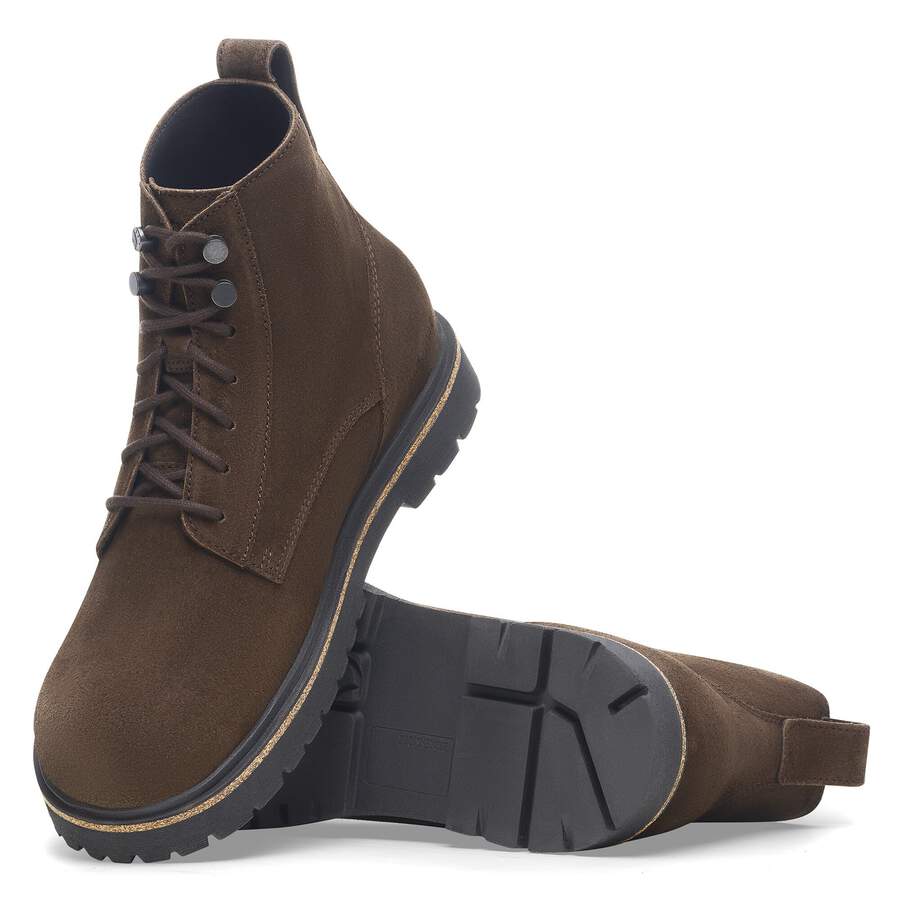 Highwood Lace Mid Men Suede Leather - Mocha