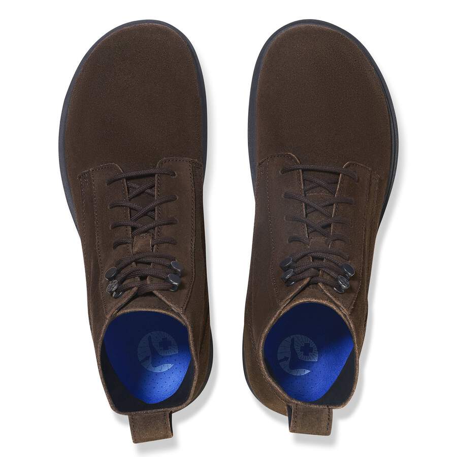 Highwood Lace Mid Men Suede Leather - Mocha