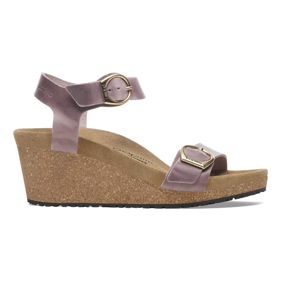 Soley Ring-Buckle Natural Leather - Lavender