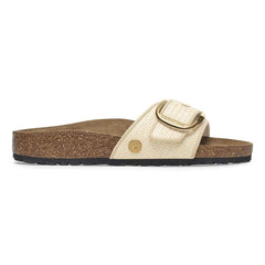 Madrid Big Buckle Raffia Textile - Raffia Naturale