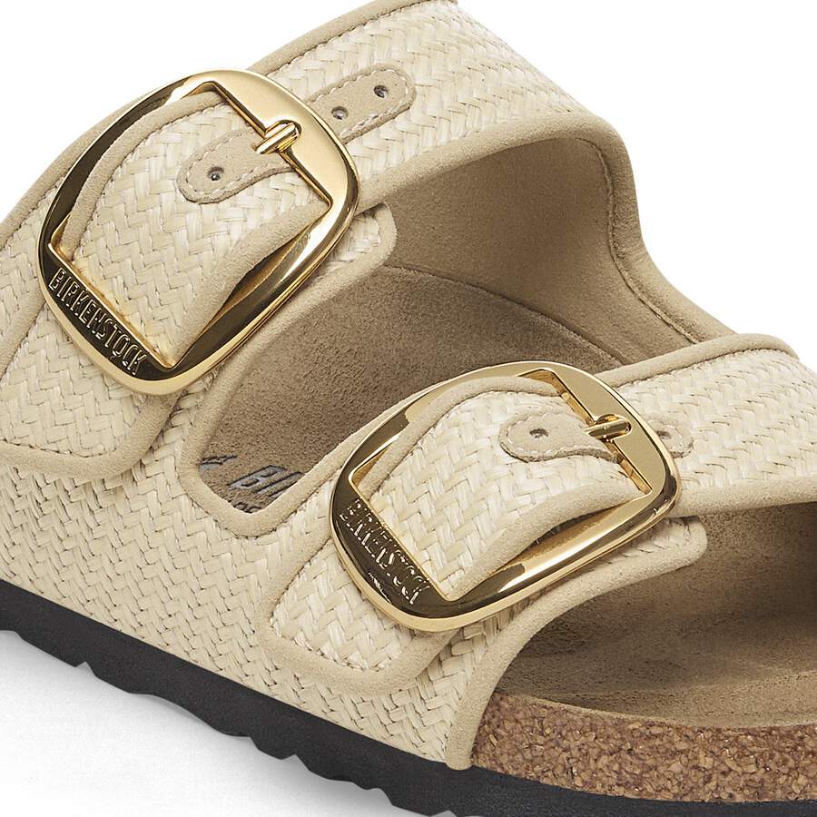 Arizona Big Buckle Raffia Textile - Raffia Naturale