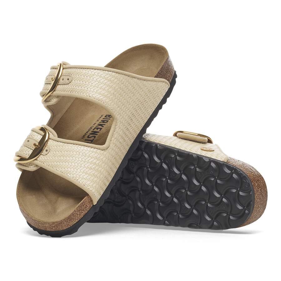 Arizona Big Buckle Raffia Textile - Raffia Naturale