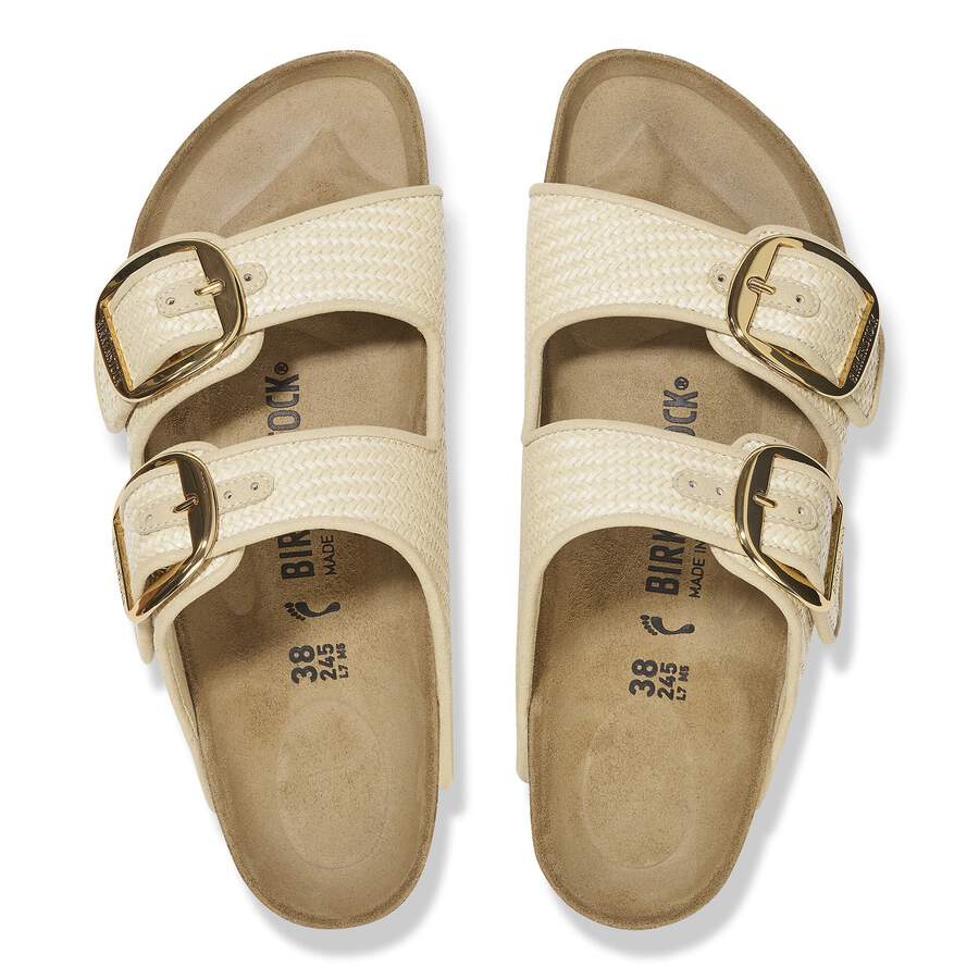 Arizona Big Buckle Raffia Textile - Raffia Naturale
