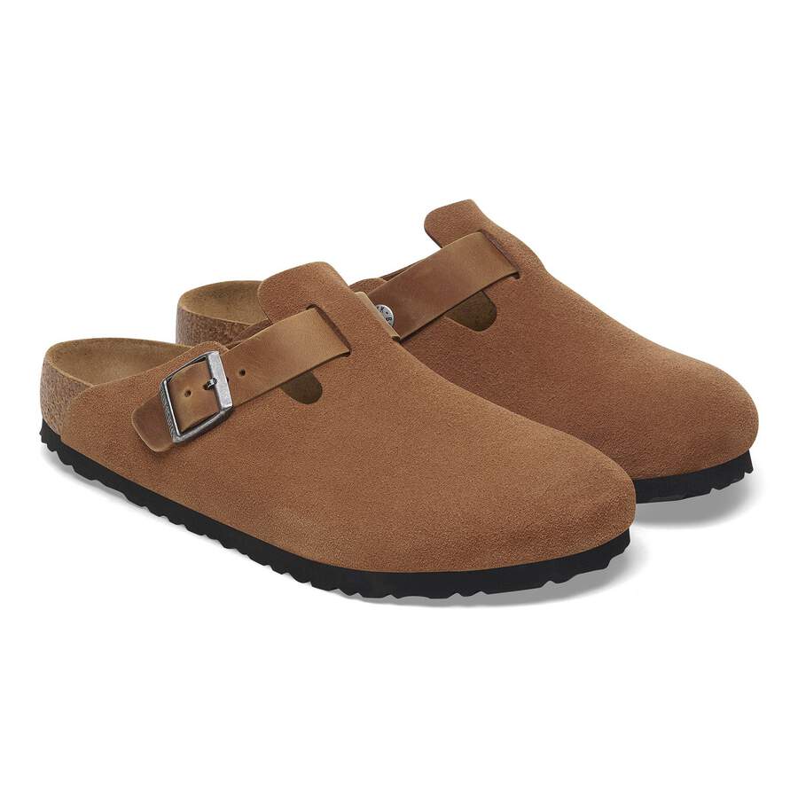 Boston Mixed Leather - Cognac