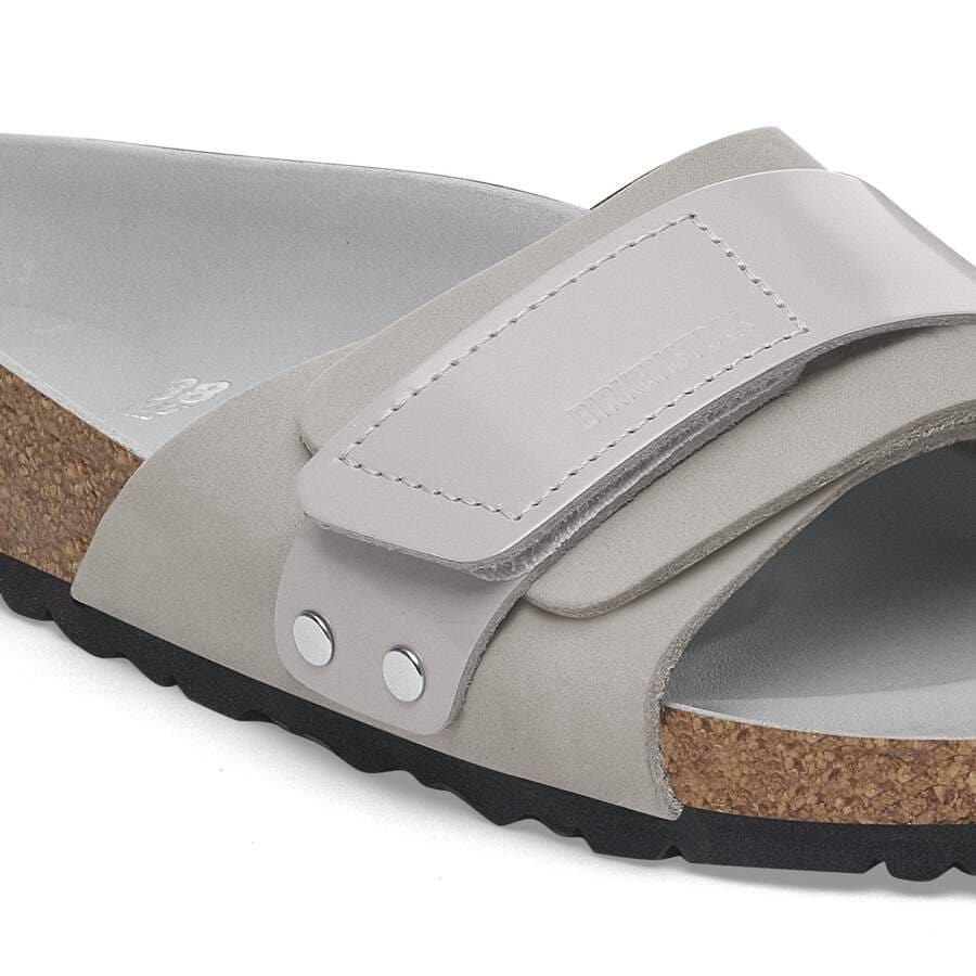 Oita Nubuck Leather - Stone Coin