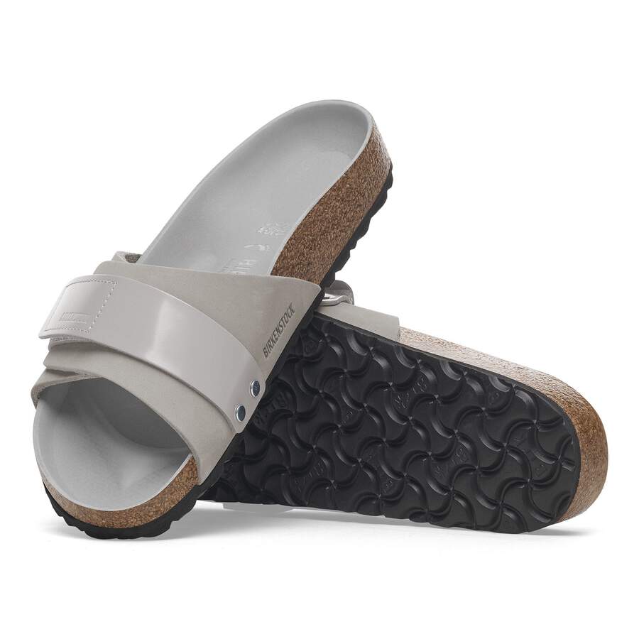 Oita Nubuck Leather - Stone Coin