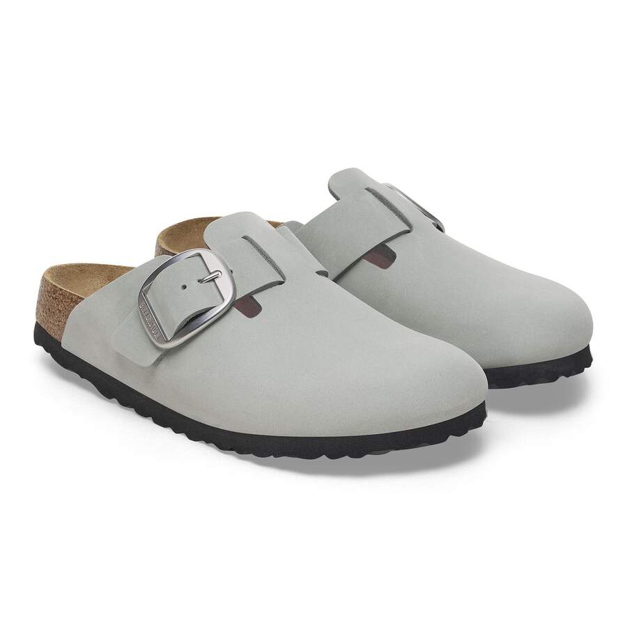 Boston Big Buckle Nubuck Leather - Pure Sage